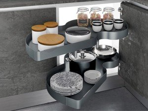 Rotating full extraction shelves HYPER / IKONA