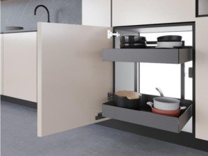Functional posts Pegasius HYPER 2 shelves / INOXA