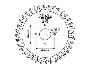 Safety pin holes for sawblades