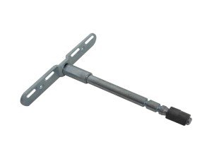 Shelf support for 25mm, concealed mounting, with plate, MN112, 3D