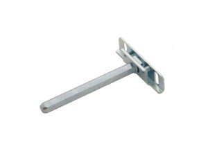 Shelf support, concealed mounting, with plate, SMART