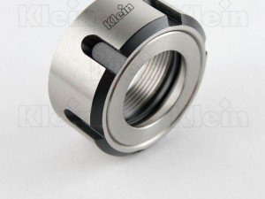 Collet nuts with ball bearing