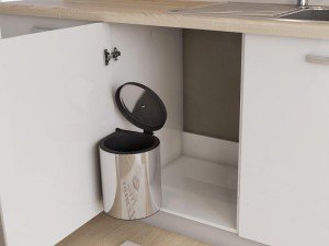Dust bin round