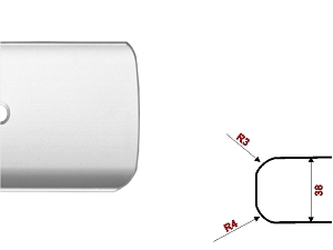 Joint corner QUATRTRO R3/4 38mm