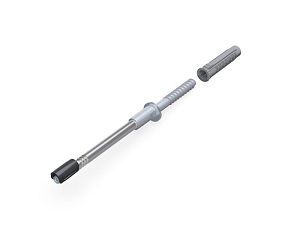 Shelf support for 25mm, concealed installation, with dowel, MN115, 3D