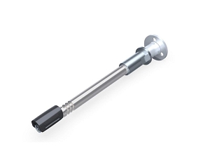 Shelf support for 18-25mm, concealed mounting, with through-plate, MN121, 3D