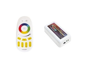 RGB LED RF управление (4 канално дистанционно + 1 контролер)