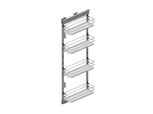 MAXIMA EVO II - Mini Side Cargo 4 Shelves