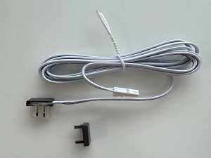 Saria I end caps right without cable +left with cable 