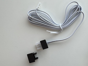 Saria R end caps, 1 pcs. left without cable, 1 pcs. right with cable