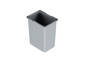 Universal wastebin with libs and handles