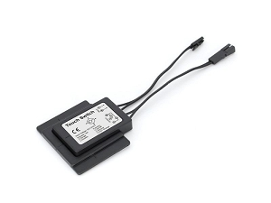 Mirior ON/OFF/DIMMER touch buton 1-pole, WHITE/BLUE light black (S7B-A1)